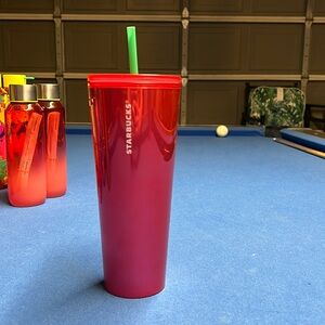 Starbucks Hot Pink venti cold cup